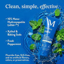Mouthology 10% Nano Hydroxyapatite Toothpaste (Fluoride Free), Whitening*, Supports Enamel Care*, Appropriate for Sensitive Teeth*, SLS Free, Xylitol nHA Toothpaste for Adults, Mint 4oz (USA Made) by CozyNest Decor