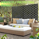 Outdoor Privacy Screen,72" H×47" W Metal Privacy Screen, Freestanding Privacy Fence Panels for Patio by GreenHaven Gardens