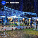66ft 200 LED Christmas Lights Outdoor - 8 Modes Christmas String Lights Clear Wire with Time Memory, Waterproof Plug in Fairy String Lights for Indoor Outdoor Home Party Garden Decoration, Blue by GreenHaven Gardens