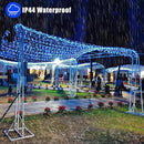 Vivideal 300 LED Christmas Lights Outdoor - 99ft Extra Long Christmas String Lights 8 Modes Plug in Waterproof Fairy Lights with Timer Memory for Indoor Outside Bedroom Home Party Decoration, Blue by GreenHaven Gardens