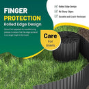 Corrugated Metal Garden Edging, 6"×20Ft Durable Landscape Border for Garden, Lawn, Flower Beds and Paver Edging (Black) by GreenHaven Gardens