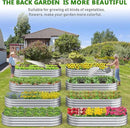 6x2.3x1ft Raised Garden Bed for Flowers, Outdoor Raised Planter Box, Backyard Raised Garden Bed for Plant by GreenHaven Gardens