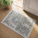 Machine Washable Small Rugs for Entryway: Door Mat Indoor Entrance 2x3 Boho Throw Rug Stain Resistant Non-Slip Low Pile Soft Carpets for Kitchen Front Door Indoor Entrance Entry Bedroom Nursery by TinyTreasures Baby Boutique