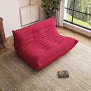 Bean Bag Chair, Oversized Loveseat Fireside Chair for Adults, 2 Seater with Memory Foam Filled, Lazy Sofa Lounge Floor Sofa for Living Room, Bedroom, Office, No Assembly Required. (Burgundy) by CozyNest Decor