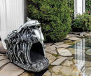 Dolphin Statue 3" x 4" Gutter Downspout Extension,Garden Outdoor Animal Decor Sculpture, Gutter Diverter Rain, Splash Block, Decorative Gutter Extender Diverter Ornament by GreenHaven Gardens