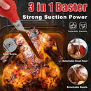 Professional Turkey Baster Meat Injector Syringe Kit, Baster for Cooking Thanksgiving & Christmas Turkey, Injector Marinades for Meats, Full Set with Basting Brush, Meat Shredder Claws, Large Capacity by GreenHaven Gardens