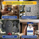 3 pcs QR Memorial Plaque and Memorial Webpage - Cemetery Plaques for Grave, Cemetery Qr Code, Memorial Qr Code for Headstone, Memorial Plaques, Memorial Gifts for Loss of Loved One by GreenHaven Gardens