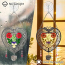 KY&BOSAM Heart Suncatcher-Stained Glass Panles I Love You Mom Sun catchers Hangings for Windows Wind Chime Ornament Mom Gifts - Gifts for Mother`s Day Valentine`s Day Birthday Christmas by GreenHaven Gardens