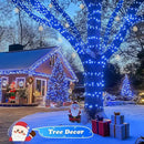 JMEXSUSS 500 LED Blue Christmas Lights Outdoor, 173ft 8 Modes Waterproof Christmas Tree Lights, Green Wire LED Fairy String Lights Plug in for Indoor Party House Holiday Christmas Decor by GreenHaven Gardens