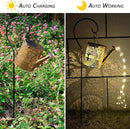 Solar Lights Outdoor Garden Decor, Large Waterproof Watering Can Landscape Lights Outside Decorations for Yard Front Porch Patio Backyard Gardening Gift for Mom Grandma Women Birthday by GreenHaven Gardens