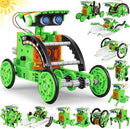 Bottleboom STEM 13-in-1 Education Solar Power Robots Toys for Boys Age 8-12, Educational Toy Science Kits for Kids Experiment Robotics Set Birthday Gifts for 8 9 10 11 12 Years Old-Green by TinyTreasures Baby Boutique