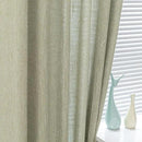 MYSKY HOME Sage Green Sheer Curtains Short Window Treatment Panels Light Filtering Semi Sheer Curtains Boho Farmhouse Style Texture Soft Touch Kitchen Drapes Set, 50" Wide x 63" Long, 2 Panels by CozyNest Decor