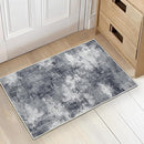 AMADA HOMEFURNISHING Washable Entry Rug,2x3 Modern Abstract Rug with Short Pile and Non-Slip Backing, Small Rug with Abstract Pattern for Entryway, Kitchen and Living Room, Grey by TinyTreasures Baby Boutique