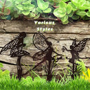 Decorative Garden Stakes, Fairy Garden Statues for Home and Garden (3) by CozyNest Decor
