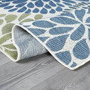 Beverly Rug Outdoor Rug 10x14 Modern Exotic Tropical Leaf Area Rugs for Indoor and Outdoor Patio Deck Porch Garden Water Resistant Washable Outside Carpet (10 x 14 Olive) by CozyNest Decor