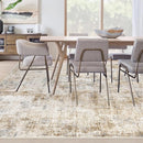 Area Rugs 8x10 Living Room: Washable Rug Modern Abstract Large Rugs Soft Non Slip Neutral Rug Stain Resistant Indoor Carpet for Bedroom Kitchen Dining Room Home Office Rugs(Blue Brown,8'x10') by TinyTreasures Baby Boutique
