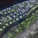 Dazzle Bright Christmas Net Lights, 360 LED 12FT x 5 FT Green Wire Waterproof Connectable String Lights with 8 Modes, Christmas Outdoor Lights for Bush Garden Party Wedding Holiday Decoration (White) by GreenHaven Gardens