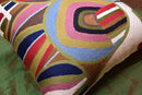 Hundertwasser Modern Pillow Cover Contemporary Pillowcase Outdoor Abstract Couch Accent Throw Pillowsham Mid Century Chair Cushions Handmade Wool Size 18x18 by CozyNest Decor