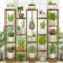 HOMKIRT Plant Stand Indoor Outdoor, 17 Tier Large Tall Plant Shelf for Indoor Plants Multiple, Wood Plant Stand Rack Holder Table for Living Room Garden Patio Window by GreenHaven Gardens