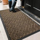 Yimobra Front Door Mat Outdoor Indoor 47x32, All-Season, All-Weather, Heavy Duty Welcome Door Mats Outside Entrance, Non Slip Porch Patio Entrance Mat, Brown by CozyNest Decor