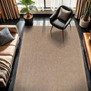 CAMILSON Easy Jute Rug 6x9, Indoor Outdoor Natural Color Fiber Area Rugs for Living Room Patio and Bedroom Rug Herringbone Seagrass Woven Design Easy-Cleaning, Washable Outside Carpet Alfombras 6 x 9 by CozyNest Decor