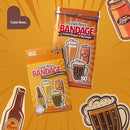 BioSwiss Bandages, Cold Beverage Shaped Self Adhesive Bandage, Latex Free Wound Care, Fun First Aid Kit Supplies for Adults, 50 Count by TinyTreasures Baby Boutique