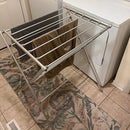 Premium Aluminum Foldable Laundry Rack for Air Drying Clothing, Towels and Linens, Easy Assembly, Energy Saving, 12 Rails, Conveniently 36 Inches Tall by TinyTreasures Baby Boutique