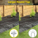 Landscape Fabric Pins, Thickened 8 Gauge Circle Top Landscape Pins, Not Easy to Bend 6 inch Galvanized Landscape Fabric Stakes, More Holding Power Than U-Shape Garden Staples (40) by CozyNest Decor