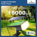 Solar Lights Outdoor Waterproof: IP65 Led Spot Light Decorations for Garden - 3 Lighting Modes Solar Powered for Yard - Dust to Dawn Landscape Lighting Patios Pathway Driveway 4PC Warm by GreenHaven Gardens