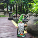 JOYBEE Garden Statues Gnomes with Solar Lantern Outdoor Decor-Gnomes Solar Figurines Lights Decorations for Patio Yard Lawn Ornaments-Gifts for Birthday Easter Housewarming by GreenHaven Gardens