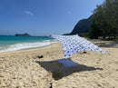 Neso Tents Beach Tent with Sand Anchor, Portable Canopy Sunshade - 7' x 7' - Patented Reinforced Corners(Shibori) by TinyTreasures Baby Boutique