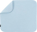 S&T INC. Dish Drying Mat, 16” x 18”, Absorbent Microfiber Kitchen Counter Mat, Dish Drying Pad for Dishes, Utensils, Pots and Pans, Large, Sky Blue by CozyNest Decor