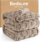 Bedsure GentleSoft California King Blanket for Bed - Super Soft Cozy Blankets for Women Men Girls, Large Fuzzy Fleece Throw for Bedroom Decor, Light Taupe, 102x96 Inches by CozyNest Decor