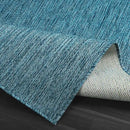 CAMILSON Outdoor Rug 9x12 Modern Area Rugs for Large Indoor and Outdoor Patios and Porches - Waterproof, Washable, Non-Shedding, Easy-to-Clean Outside Carpet (9 x 12, Solid - Aqua) by CozyNest Decor