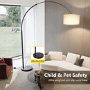SUNMORY 82" Tall Arc Floor Lamp, Large Floor Lamp for Dinning/Bedrooms-Corner Lamp for Office by CozyNest Decor