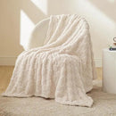 Bedsure GentleSoft Twin Blanket for Bed Light Beige - Super Soft Cozy Blankets for Women Men Girls, Cute Fuzzy Fleece Throws for Bedroom Couch, 60x80 Inches by CozyNest Decor