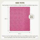 Carriediosa Chunky Knit Throw Blanket 60" X 80" Twin, 100% Hand Made Large Chenille Loop Yarn Soft Fluffy Throws for Couch Sofa Bed, Big Crochet Cozy Heavy Thick Cable Woven Blankets, Hot Pink by CozyNest Decor