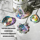 HDCRYSTALGIFTS 4pcs Crystal Suncatchers for Window Hanging Sun Catchers Indoor Rainbow Maker Crystals for Home Garden Decor Lamp Chandelier Lamp Prisms by GreenHaven Gardens
