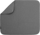S&T INC. Dish Drying Mat, 16” x 18”, Absorbent Microfiber Kitchen Counter Mat, Dish Drying Pad for Dishes, Utensils, Pots and Pans, Large, Charcoal by CozyNest Decor
