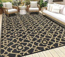 HEBE Outdoor Rug Waterproof 5x8, Reversible Plastic Straw Rug RV Camping Rug, Indoor Outdoor Patio Mat Clearance, Outside Carpet for Porch,Deck,Camper,Balcony,Backyard,Picnic by GreenHaven Gardens