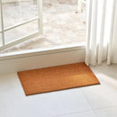 KANKUN Coco Coir Door Mat with Heavy Duty Backing, Welcome Doormat (17" x 30"), Doormat Entrance (Plain - Natural) by CozyNest Decor
