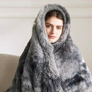 Bedsure GentleSoft Fluffy Fuzzy Faux Fur Throw Blanket, Soft Sherpa Fleece Cozy Gifts for Women, Grey Room Decor for Men Plush Blanket for Couch Bed, Thick Warm Minky Gifts for Girls Boys Teenages by CozyNest Decor