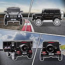 Aosom 12V Kids Electric Car, Mercedes Benz G500 Licensed Battery Powered Ride on Truck for Kids with Remote Control, Headlights, Music, Suspension & Storage for Boys and Girls, Black by TinyTreasures Baby Boutique
