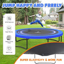 Trampoline 8FT 10FT 12FT 14FT 16FT, Recreational Trampolines with Enclosure Net and Ladder, Outdoor Anti-Rust Trampolines for Kids and Adults, ASTM Approved by TinyTreasures Baby Boutique
