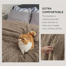 Bedsure GentleSoft Fluffy Brown King Size Blanket for Bed, Thick Soft Sherpa Fleece Faux Fur Bedding Fuzzy Plush Winter Warm Large King Blanket, Cozy Brown Gifts for Men Women, 108x90 by CozyNest Decor