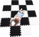 MQIAOHAM® 18 Pieces Puzzle Play Mats, Soft Baby Play Mat, Kids Interlocking Foam Floor Tiles, Toddlers Carpet Playmats G301018-101104 by TinyTreasures Baby Boutique
