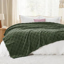 Bedsure GentleSoft Blankets Queen Size for Bed - Super Soft Cozy Blanket for Women Men Girls, Large Fuzzy Fleece Throw for Bedroom Decor, Bronze Green, 90x90 Inches by CozyNest Decor