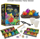NATIONAL GEOGRAPHIC Mega Crystal Growing Kit for Kids- Grow 8 Crystals with Light-Up Stand, Science Gifts for Kids 8-12, Crystal Making Experiment, Science Kit for Girls and Boys by TinyTreasures Baby Boutique