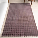 nuLOOM Jeni Checkered 3'9" x 6' Machine Washable Area Rug for Living Room Bedroom Dining Room Kitchen, Dark Brown by CozyNest Decor