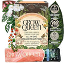 All-in-One Complete Organic Plant Food, Indoor Plant Food for Houseplants, Organic Fertilizer for Vegetable Gardens, 7 Formulated Single Servings Feeds 14 gal Fast and Slow Release by GreenHaven Gardens